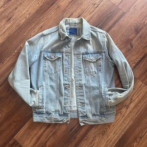 Zara Man Light Wash Denim Jacket Size M